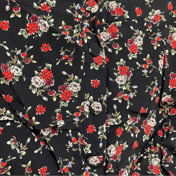 NWT ZARA Tiered Floral Skirt - Picture 4 of 7